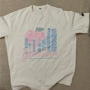 YANKEES X MADHAPPY WHITE TEE SHIRT